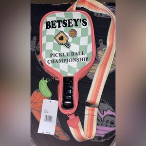 BETSEY JOHNSON pickle ball championship bag